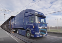 Un camión DAF XF Electric: recorrió 1.700 km por Europa