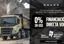 Volvo Trucks acompañará Expo San Juan Minera con financiación 0% en USD