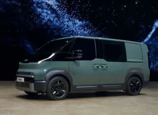 Kia PV5 Crew Van: la furgoneta eléctrica que pasa a transporte de pasajeros en sgundos