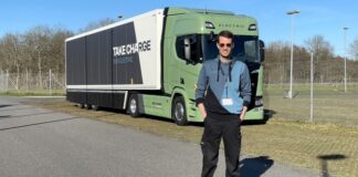Recorrió 21 países y 73.500 km con un camión eléctrico por Europa